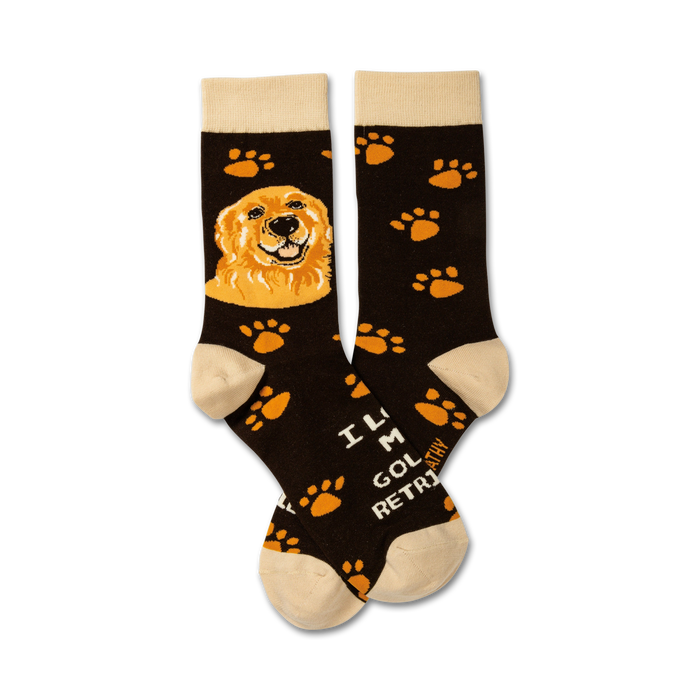 golden retriever paw print socks and pictures of golden retrievers with 