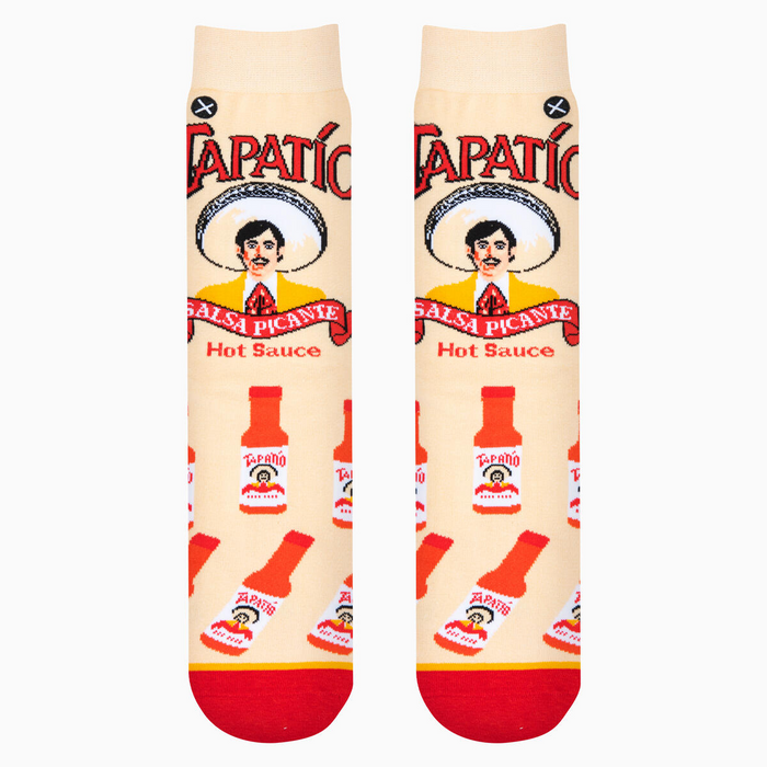 Close-up studio shot of Tapatio socks showing the full design details.