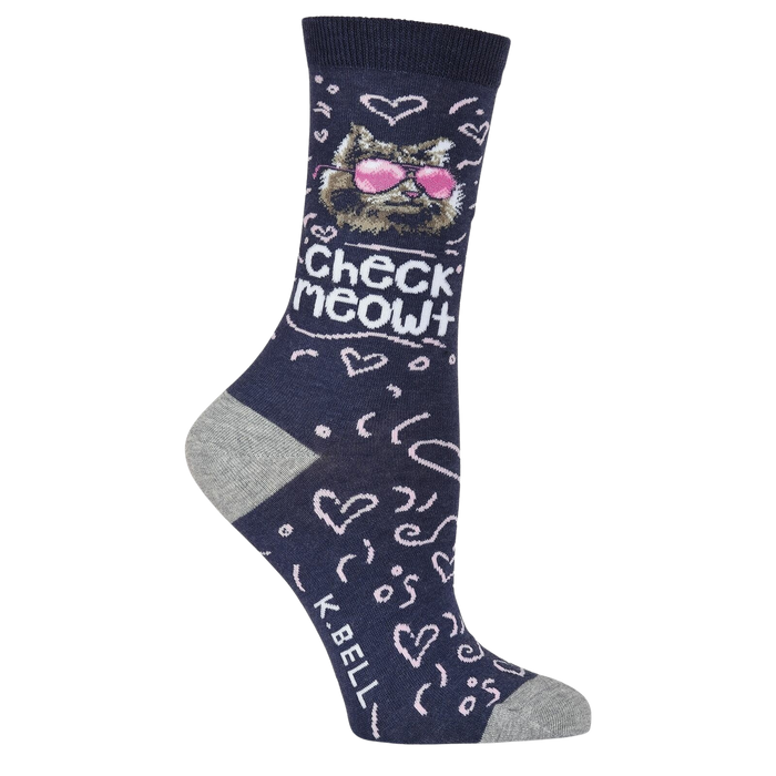 Close-up shot of a single sock, showcasing the detail of the design.