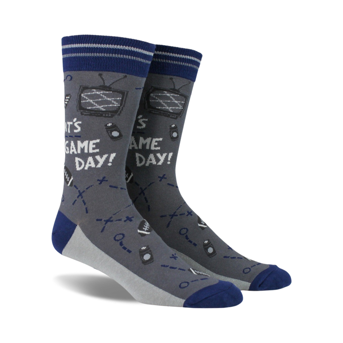 Lifestyle shot showing the socks on a person's feet, showcasing the fun and vibrant design in a real-world setting.