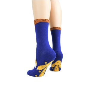 Back view of the socks showing the non-slip grip detail.