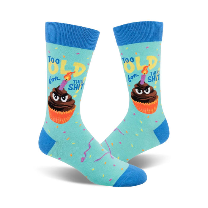 blue crew socks featuring 