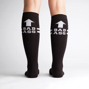 Detailed close-up of the sock's fabric texture and stitching.