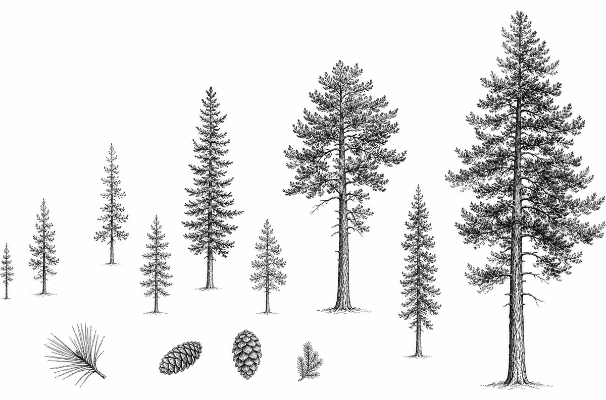 Pine Trees Socks