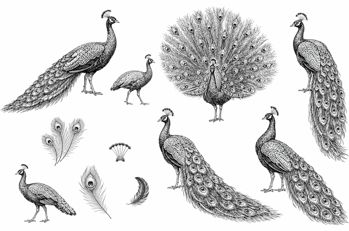 Peacock Socks