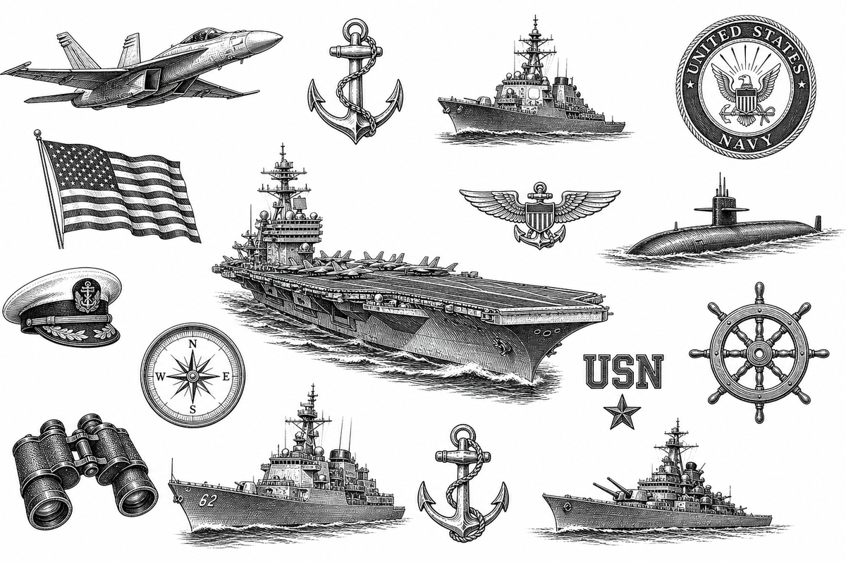 US Navy Socks