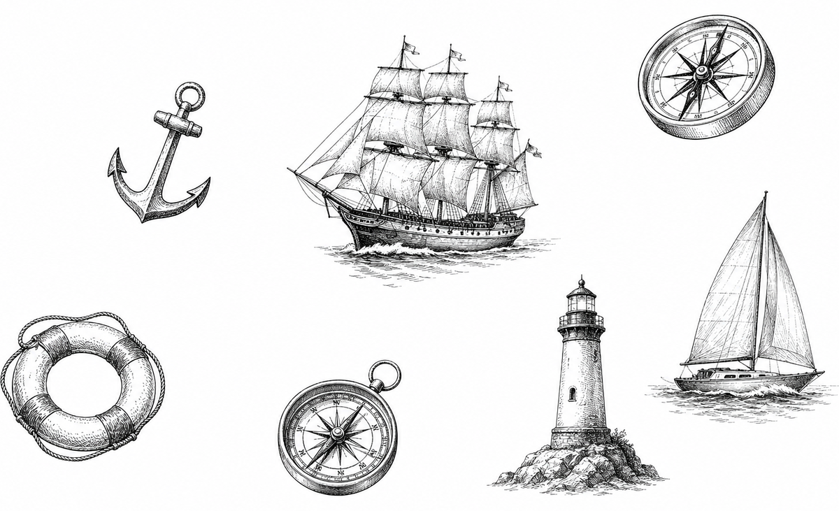 Nautical & Maritime Socks