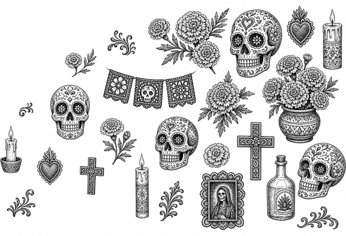 Day of the Dead Socks