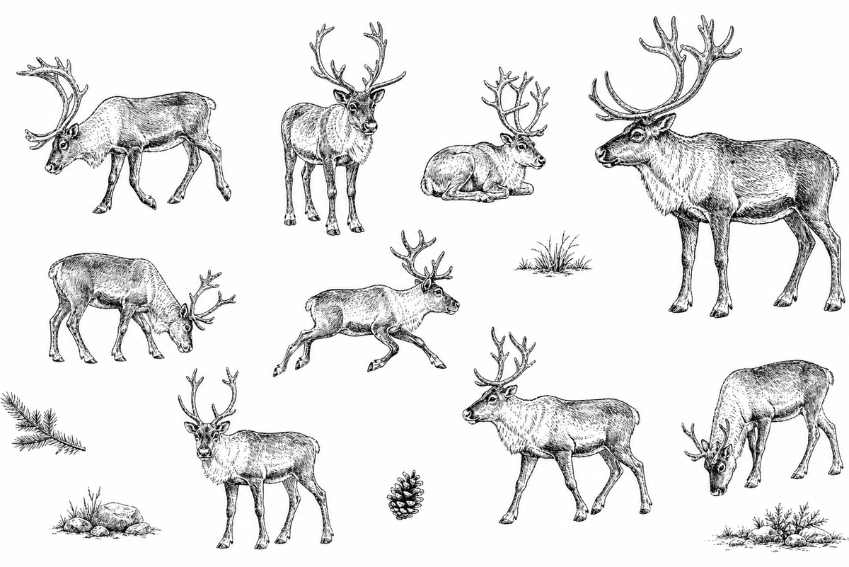 Reindeer Socks