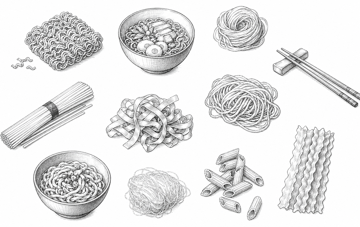 Socks for Noodle Lovers