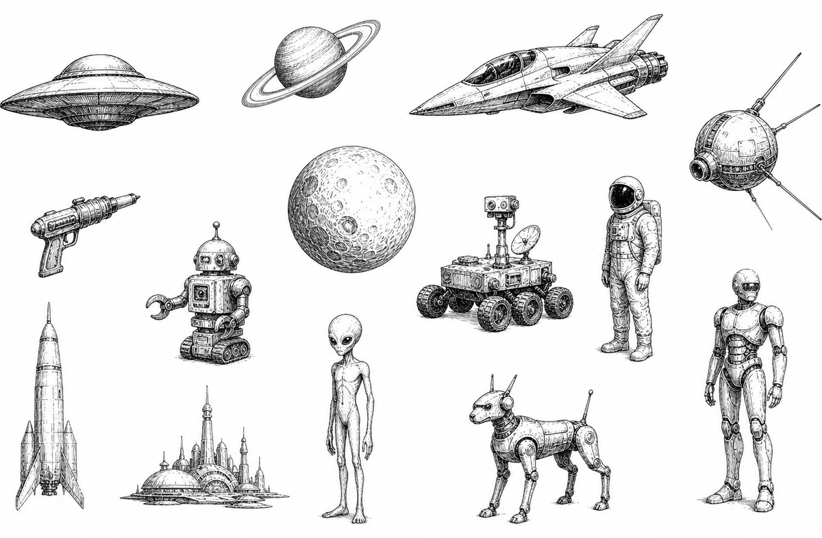Sci-Fi Socks