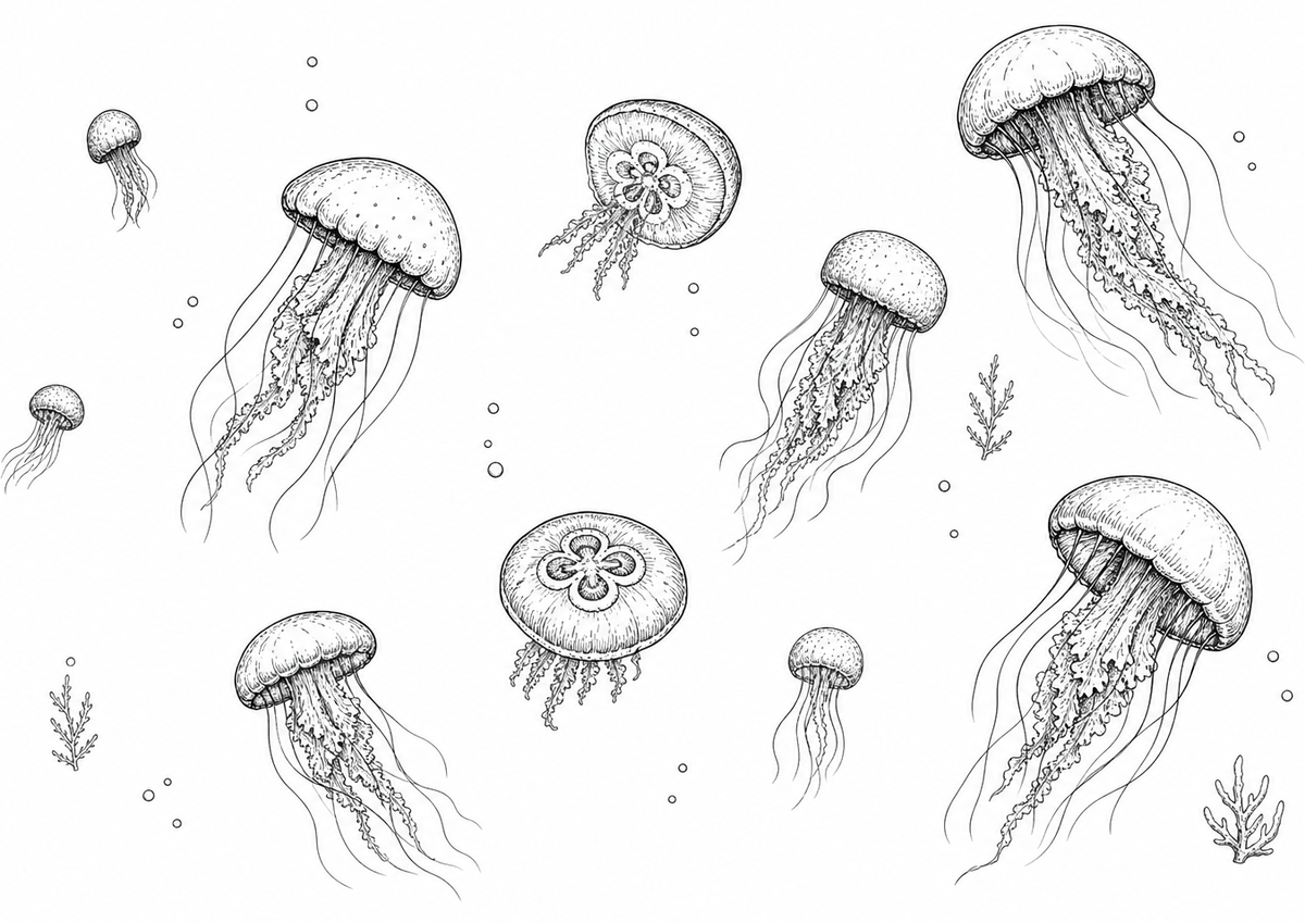 Jellyfish Socks