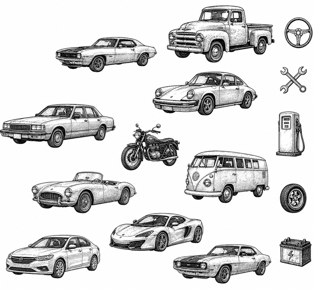 Cars & Vehicles Socks