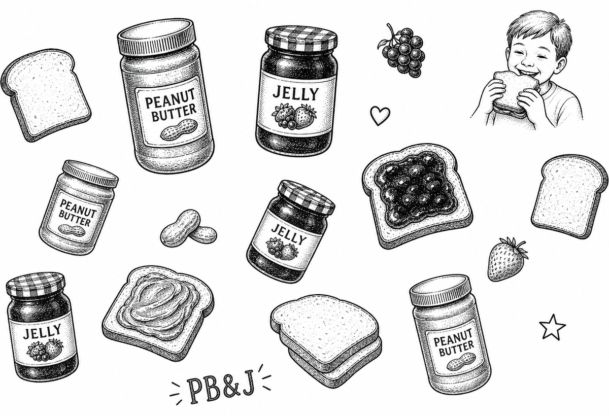 PB & J Socks