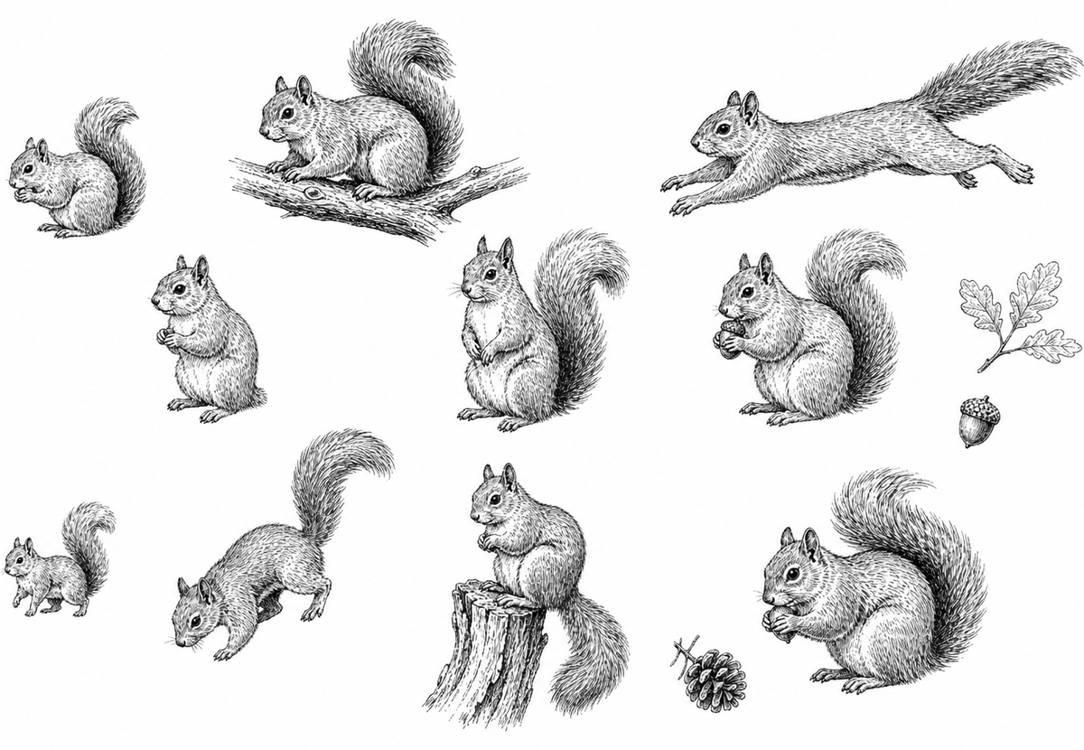 Squirrel Socks