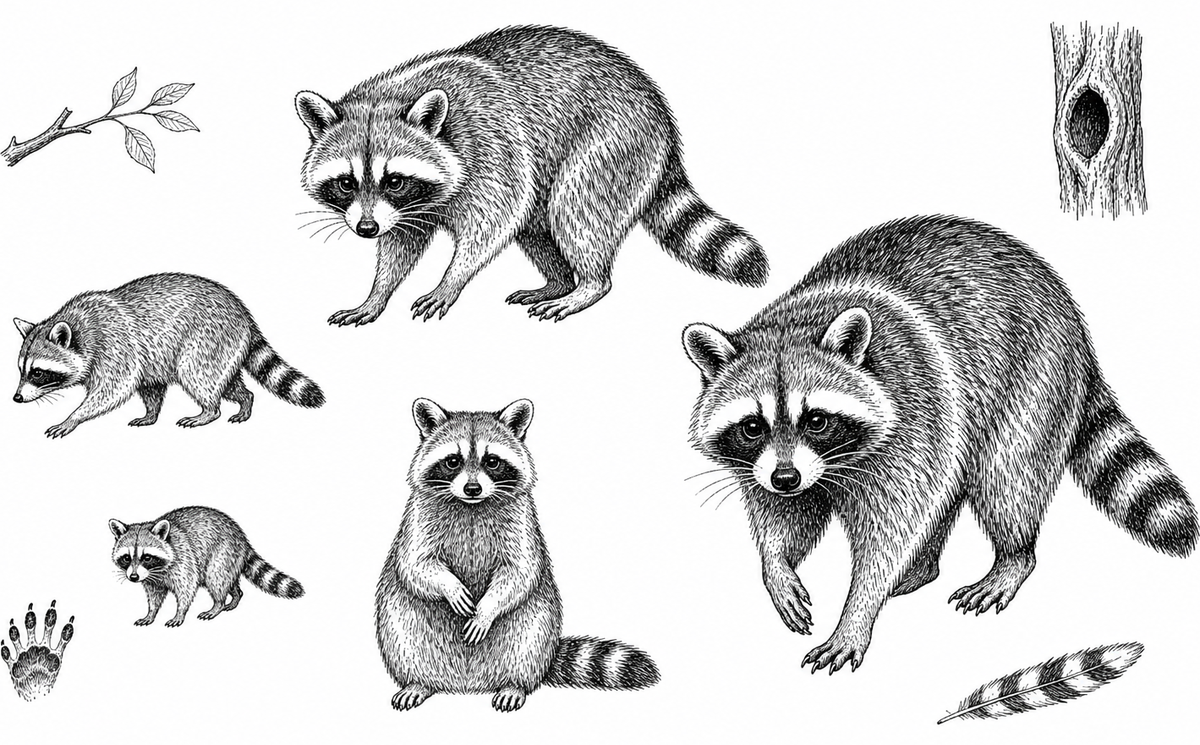 Raccoon Socks