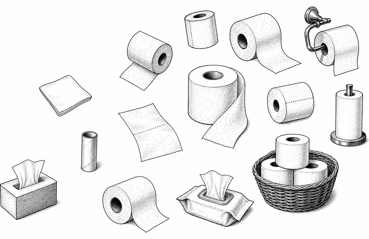 Toilet Paper Socks