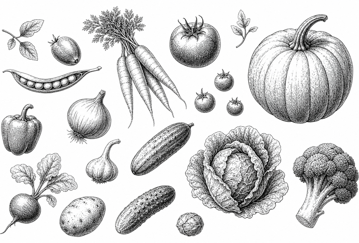 Vegetable Socks