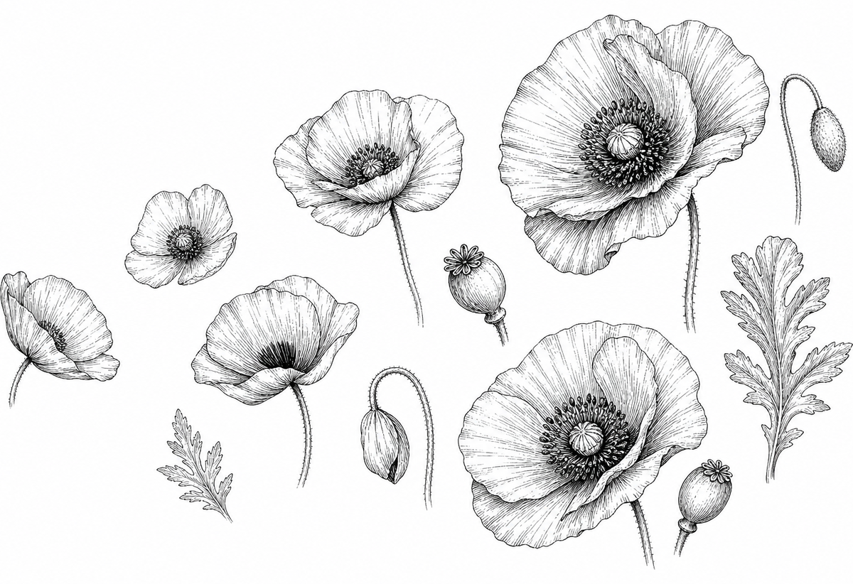Poppies Socks