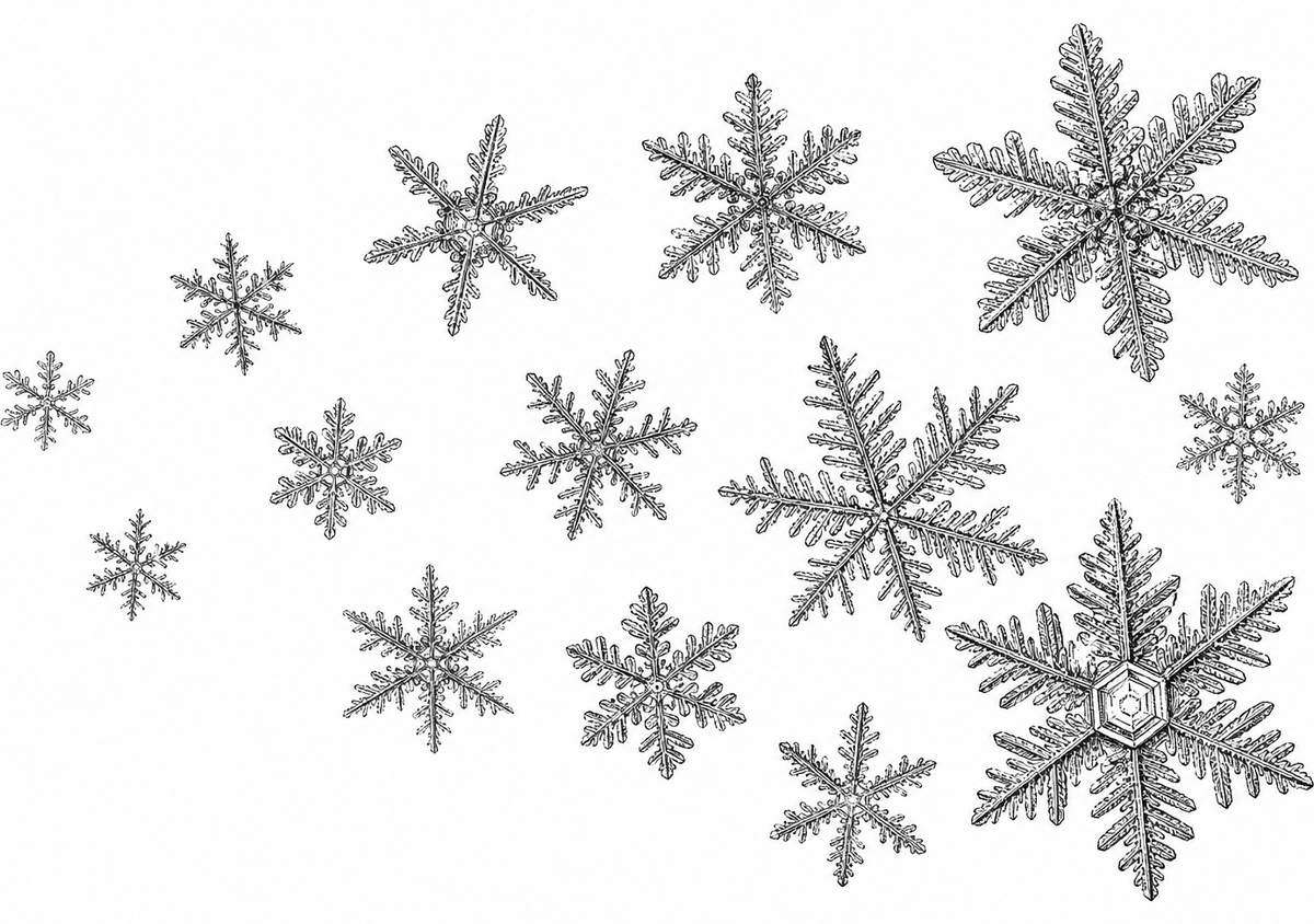 Snowflakes Socks