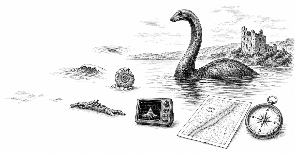 Loch Ness Monster Socks