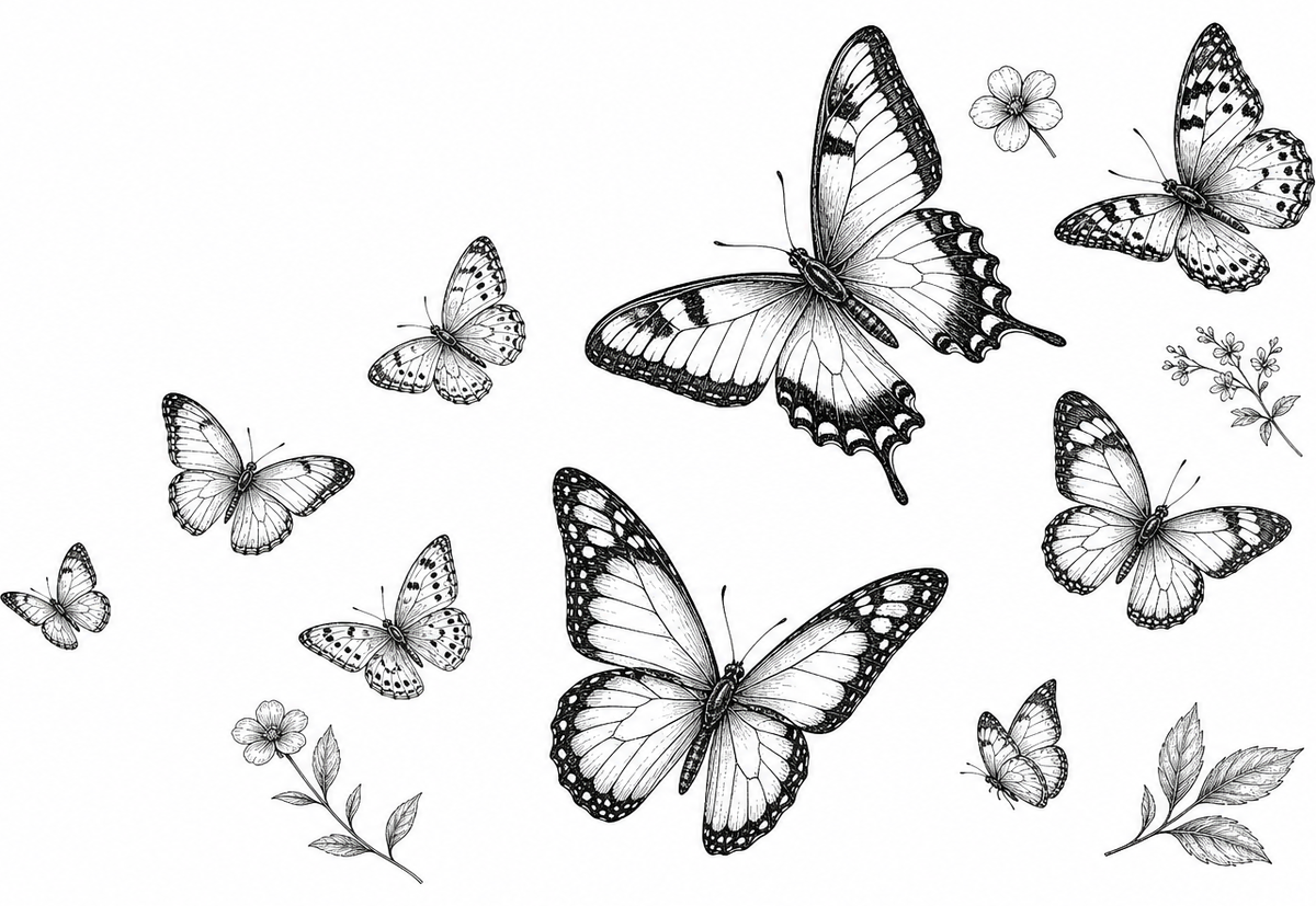 Butterfly Socks
