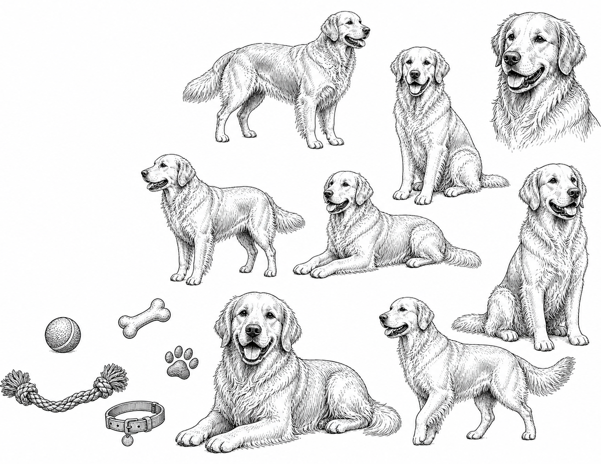 Golden Retriever Socks