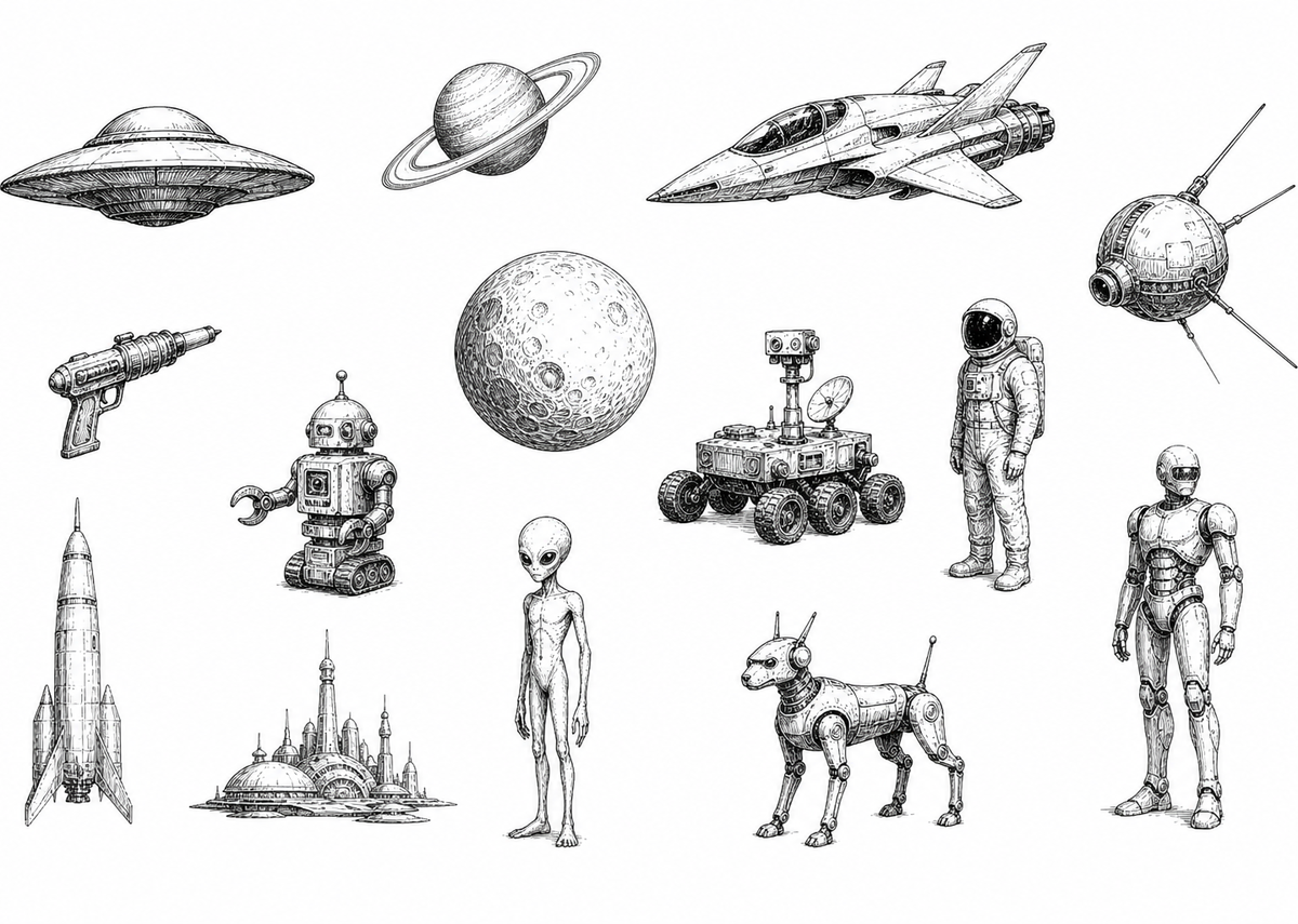 Sci-Fi Socks