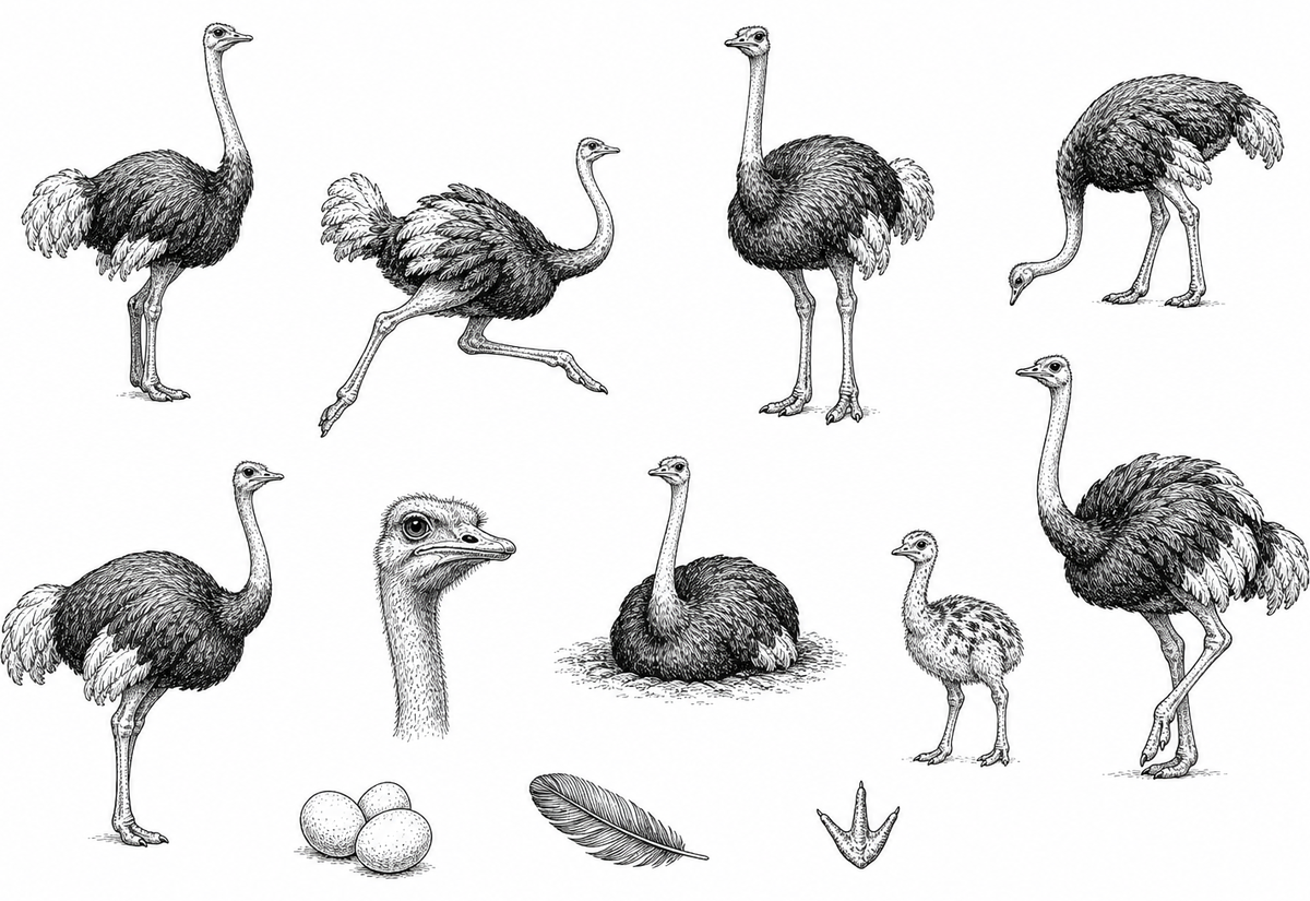 Ostrich Socks