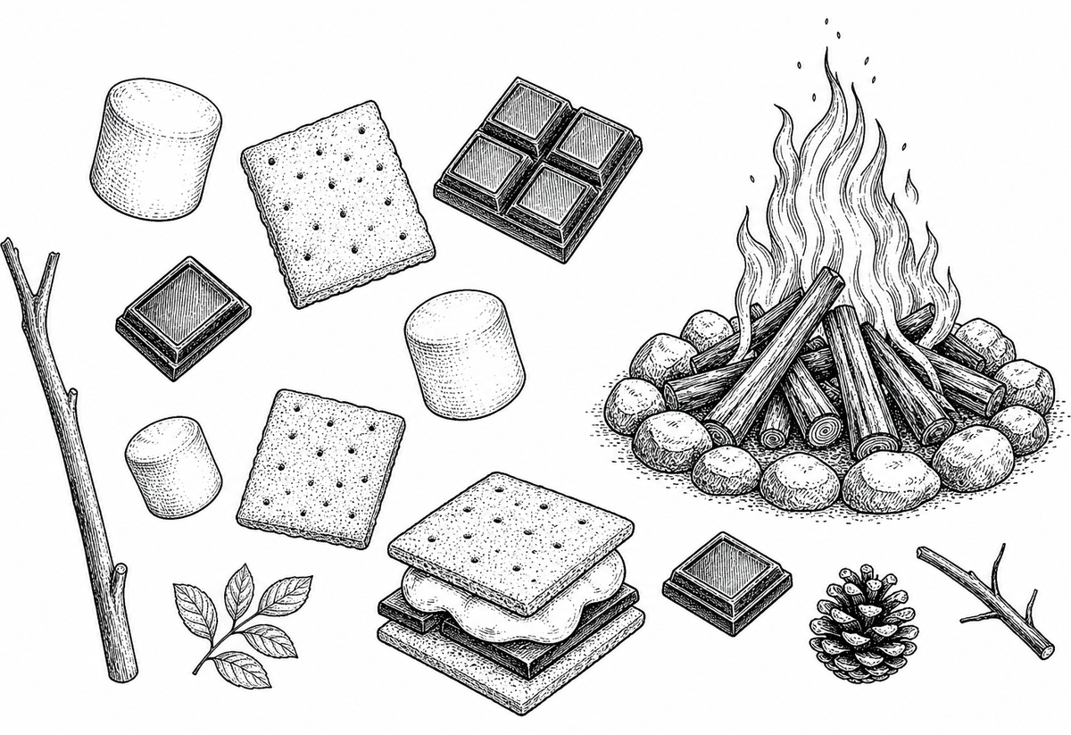 S'Mores Socks