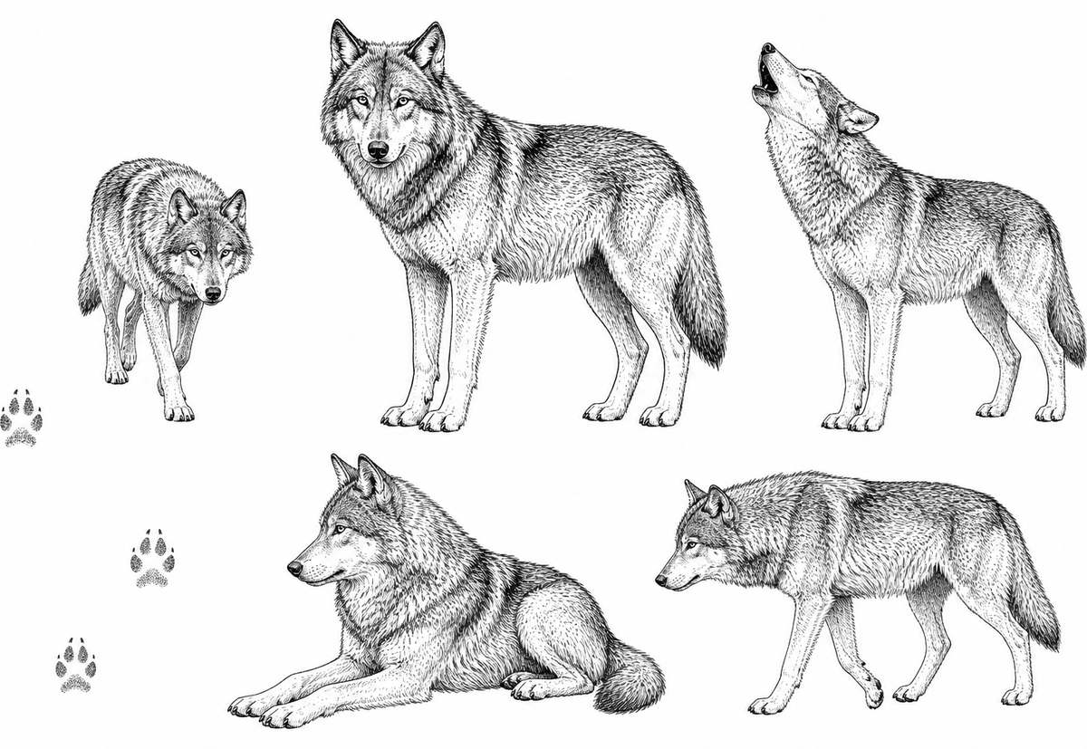 Wolf Lover Socks