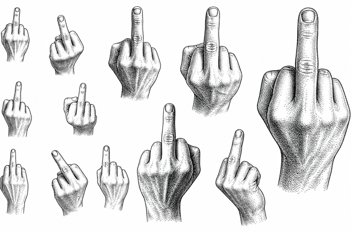 Middle Finger Socks