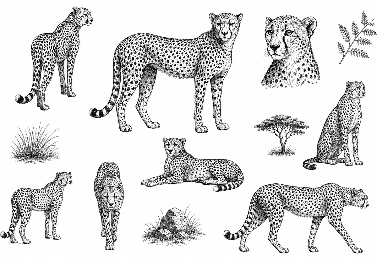 Cheetah Socks