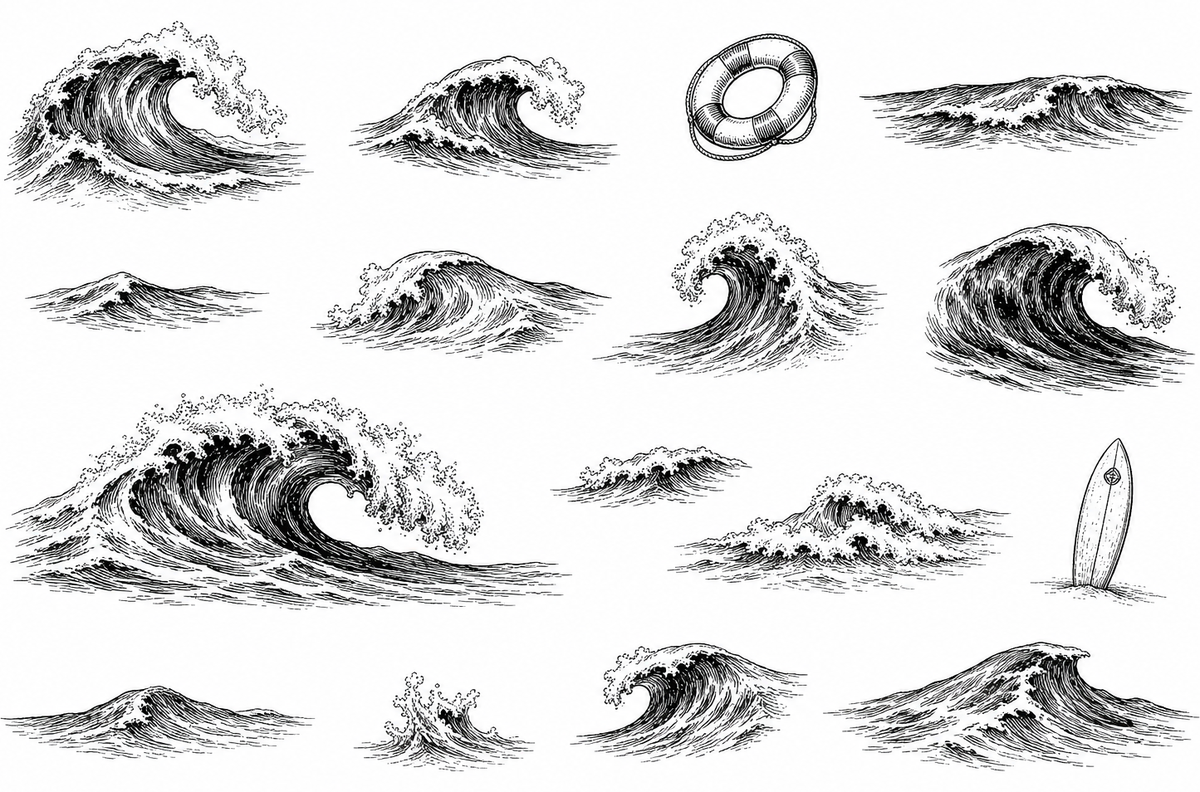 Waves Socks