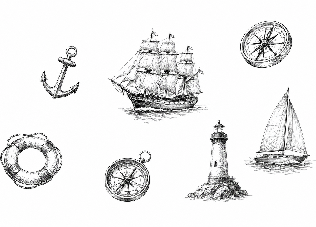 Nautical & Maritime Socks