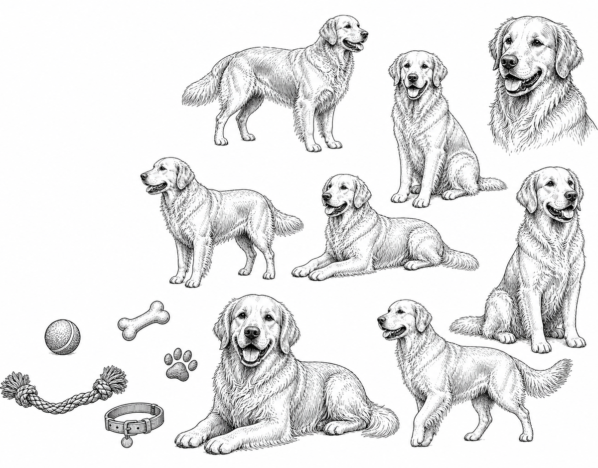 Golden Retriever Socks