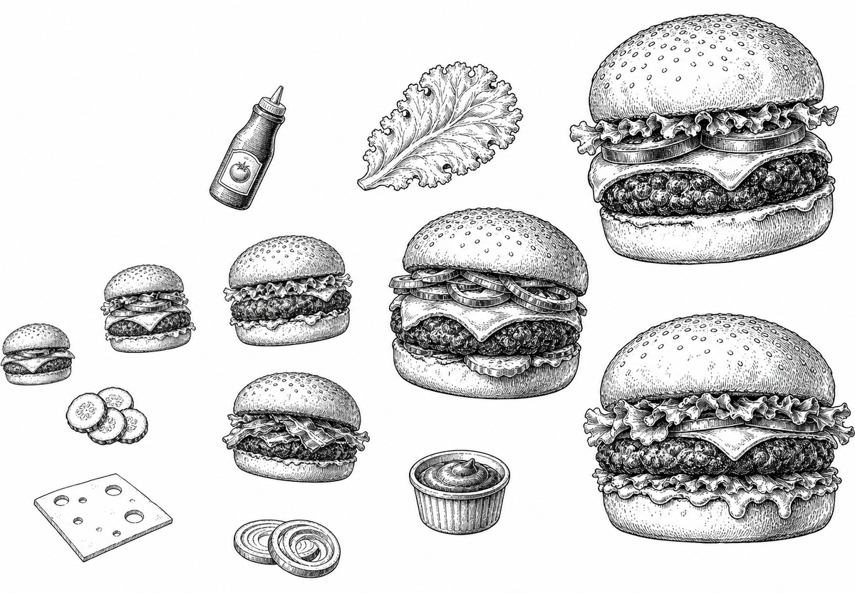 Hamburger Socks