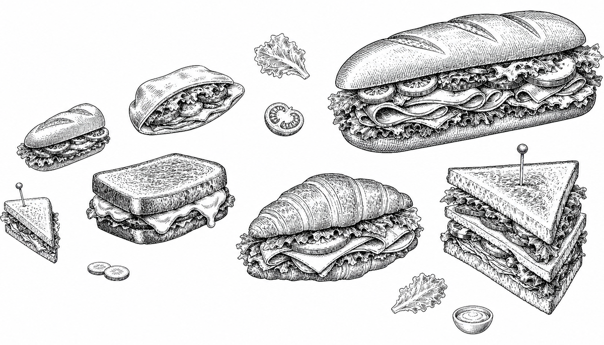 Sandwich Lover Socks