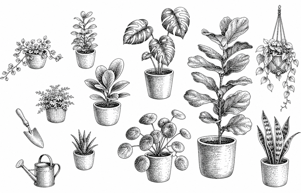 House Plants Socks
