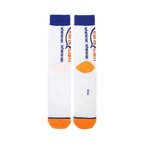 Flatlay image showing the back of the 'The Office' wuphf.com socks, showcasing the design details.