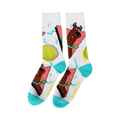 Another view of the Scooby Doo Retro Toss socks, showing the full design on a white background.