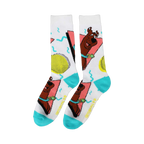 Another view of the Scooby Doo Retro Toss socks, showing the full design on a white background.
