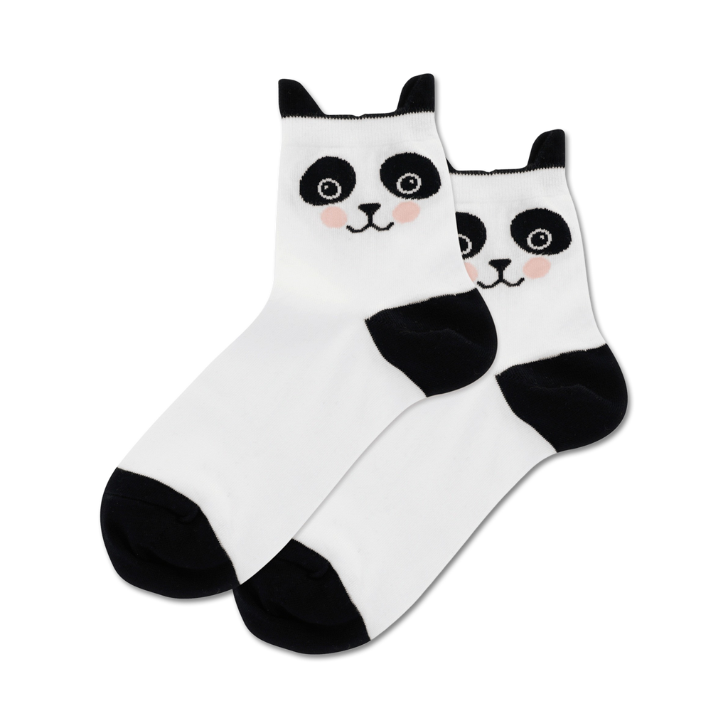 Panda Womens Cat Ankle Socks | Sockologie