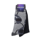Product shot of the Sega Genesis crew socks on their packaging card.