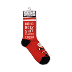 Product shot of a single sock hanging on a retail display tag.