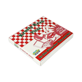 Image of the 'Krusty Krab Pizza' box containing the twelve pairs of socks.