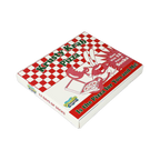 Image of the 'Krusty Krab Pizza' box containing the twelve pairs of socks.