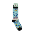 A single 'Too Old To Give A Shit' sock displayed on a Funatic sock hanger tag.