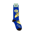 Product shot of 'I Don't Wanna Taco 'Bout It' socks on a white background, showing packaging.