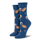 Weiner Dogs, In Space! Glow in the Dark [mockup]
